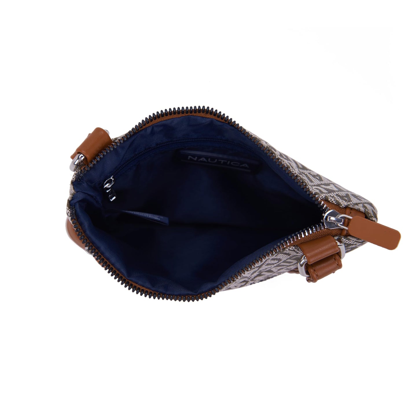Nautica Lakeside Signature Jaquard North South Crossbody Bag