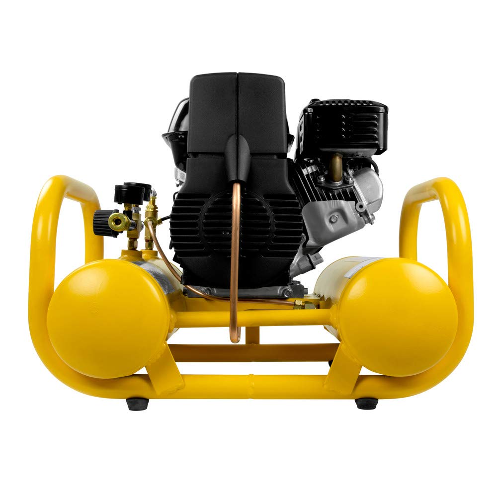 DeWalt 4 Gallon Portable Gas Powered Oil Free Honda Engine Direct Drive Air Compressor (DXCMTA5590412)