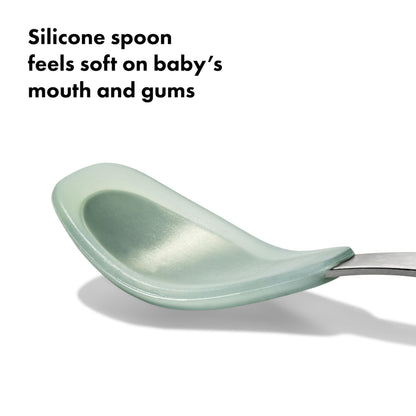 OXO Tot On-The-Go Feeding Spoon - Opal