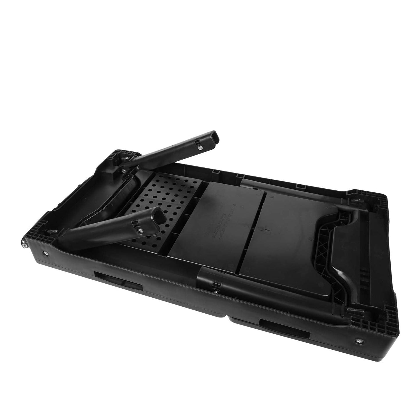 Moclever Laptop Bed Stand – Adjustable Laptop Table with Cooling Fan, Foldable Laptop Desk with USB Hub, LED Light & Storage – Multi-Functional Computer Tray for Bed, Sofa, Home, and Office
