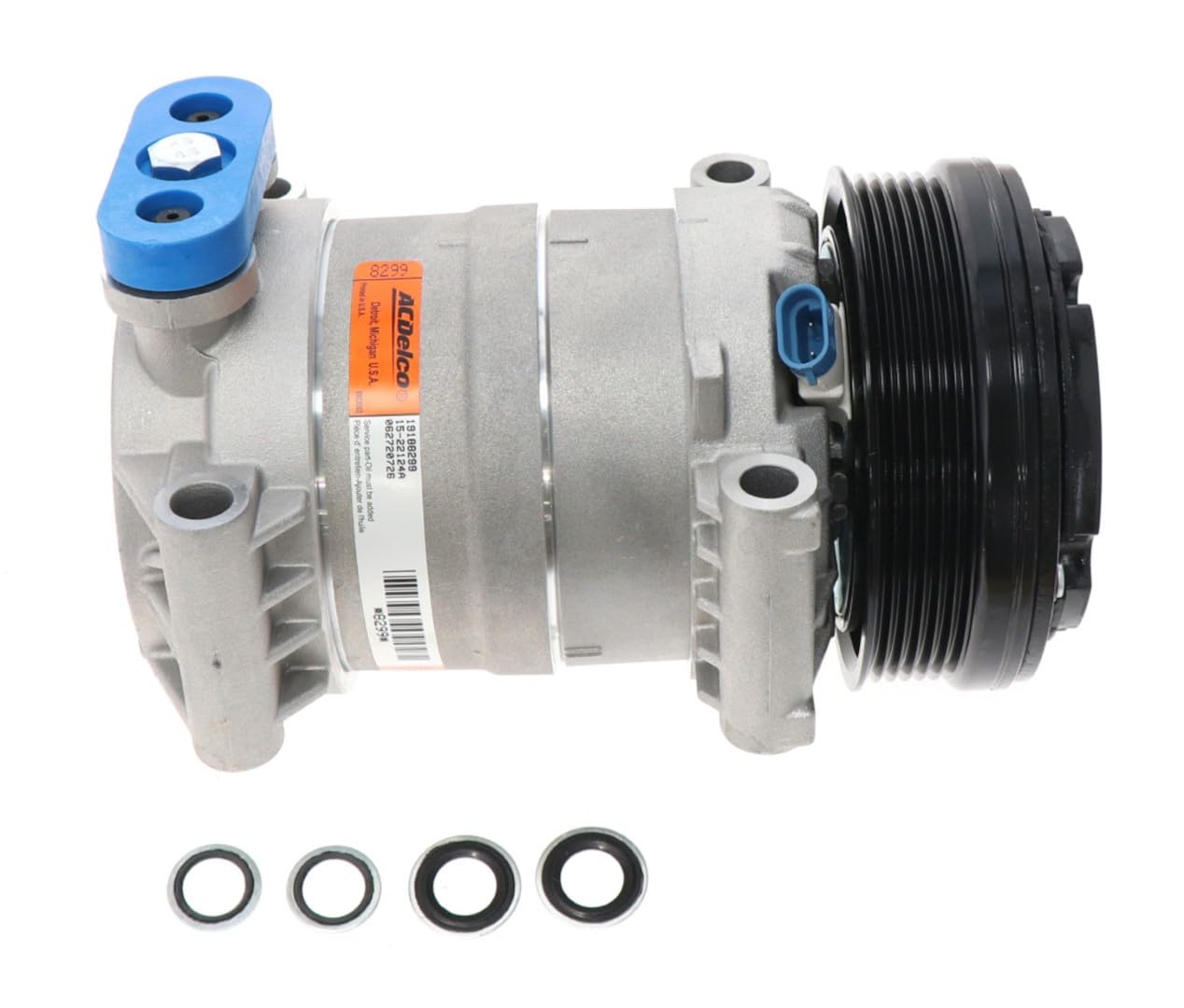 ACDelco Gold 15-22124A Air Conditioning Compressor, Black