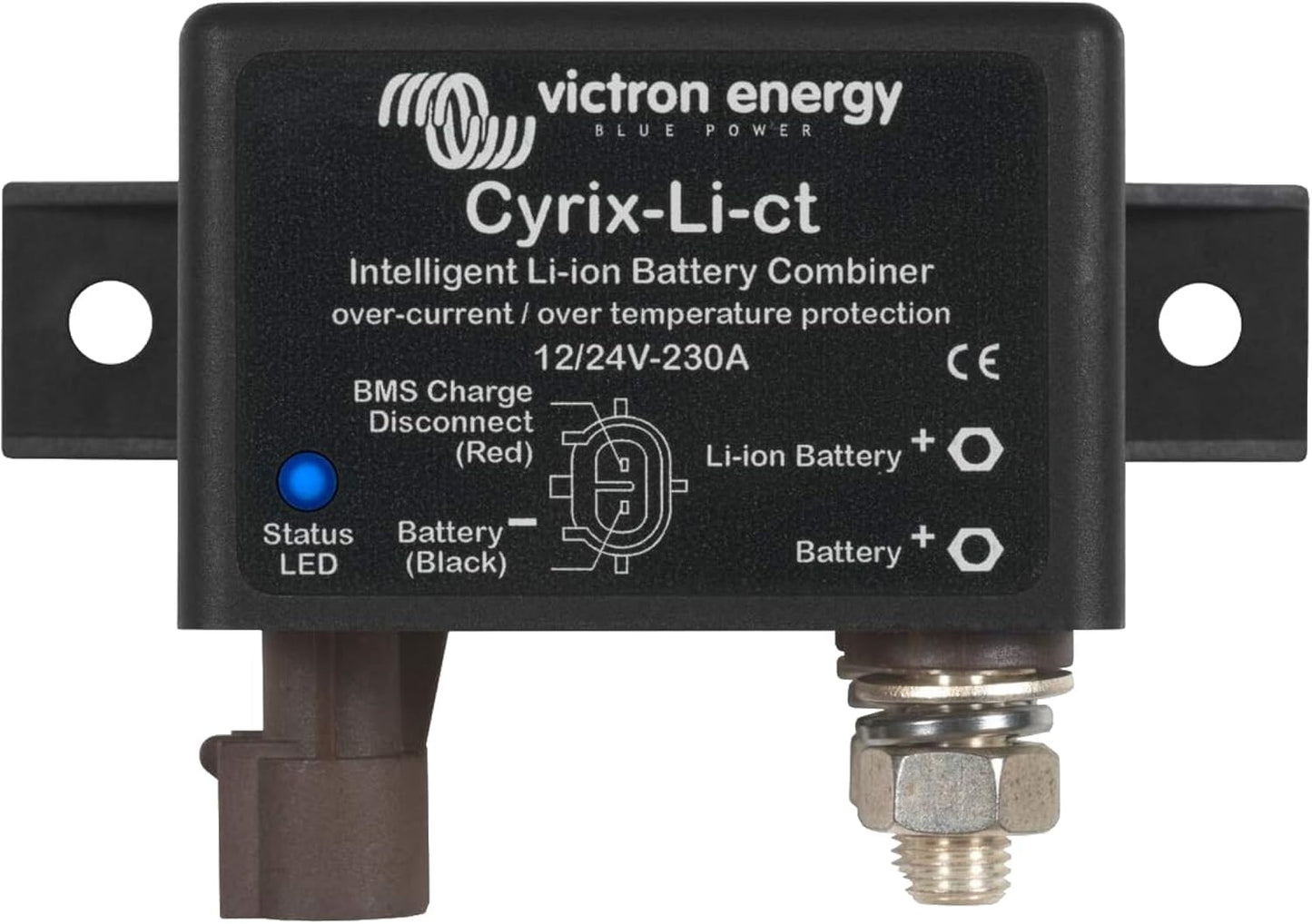 Victron Energy Cyrix-Li-ct 12/24-Volt 230 amp Intelligent Li-ion Battery Combiner