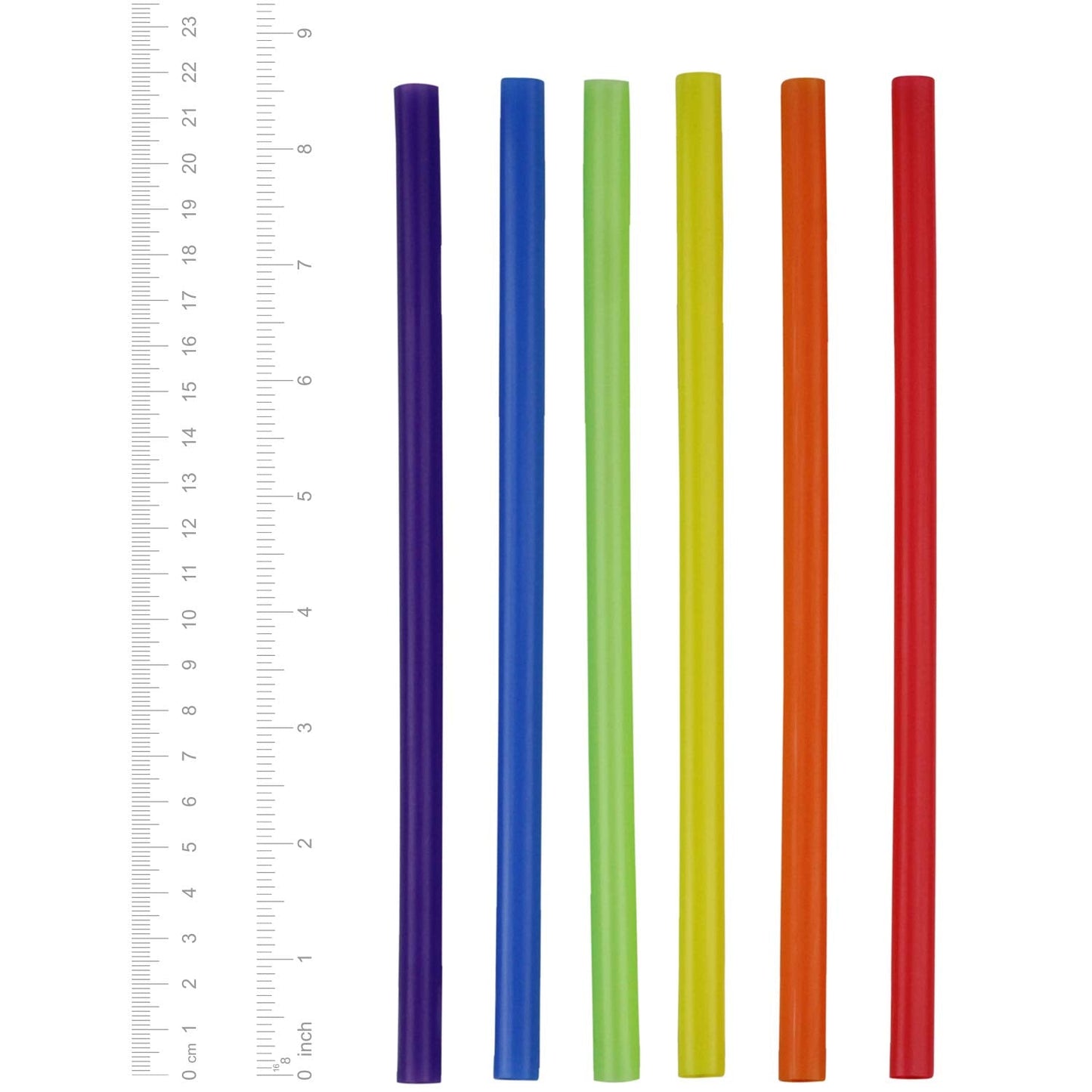 Comfy Package Jumbo Smoothie Boba Straws [200 Pack] Assorted Colors