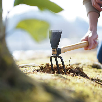 Japanese Craftsmanship Garden Hoe and Cultivator Hand Tiller Made in Japan Traditional Craftsmanship