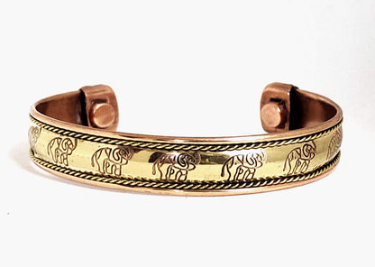 Sawcart Set Of 4 Copper Bracelet Pure Copper Therapy Effective & Natural Relief Cuff for Men's & Women's