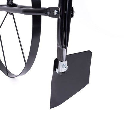 EarthWay 6500 High Wheel Tubular High Wheel Cultivator with Comfort Handle with 3- Position Adjustable, Quick Change Implements, and 24 Inch Steel Wheel
