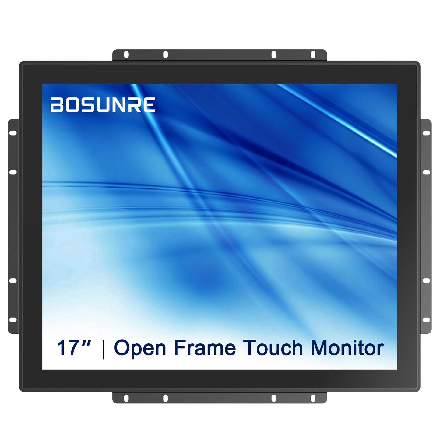 Bosunre 17 Inch Open Frame Design Touch Screen Monitor Display with VESA & Rear Mounting Bracket for Kiosk Industrial Automation Retail Self-Service