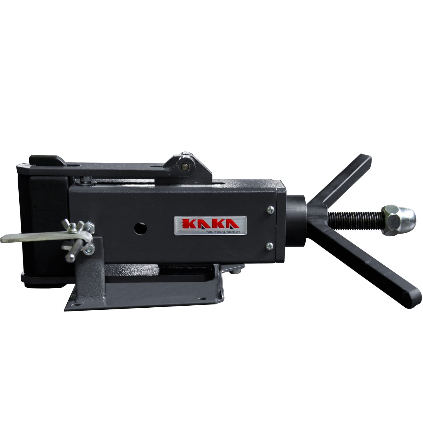 KAKA INDUSTRIAL Manual Steel Bending Brake, 4-Inch Capacity 2.5-Ton Press, 90-Degree Bender FB-4 for 3/16" Steel and 3/8" Aluminum, Bench-Top Mountable