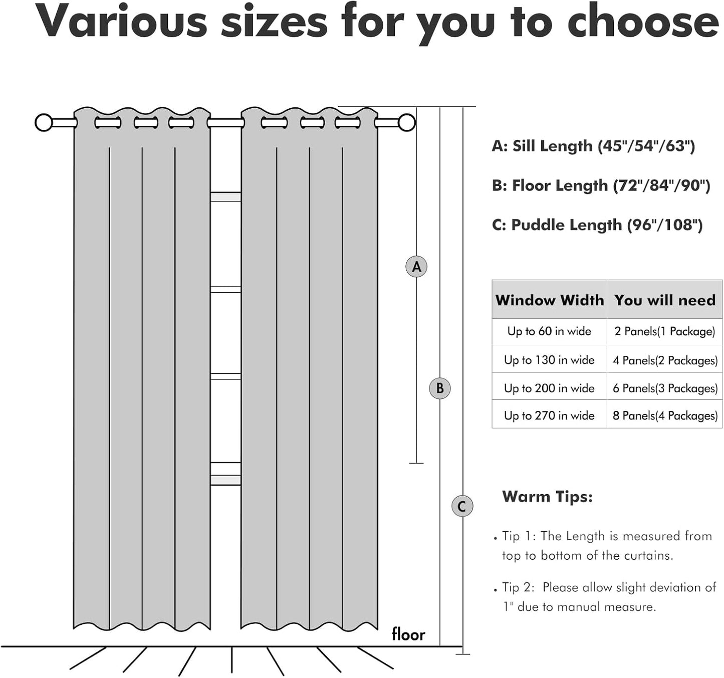 MIULEE Linen Curtains - 100% Blackout Thermal Insulated Drapes | Greige Room Darkening 52x108 Inch (2 Panels)