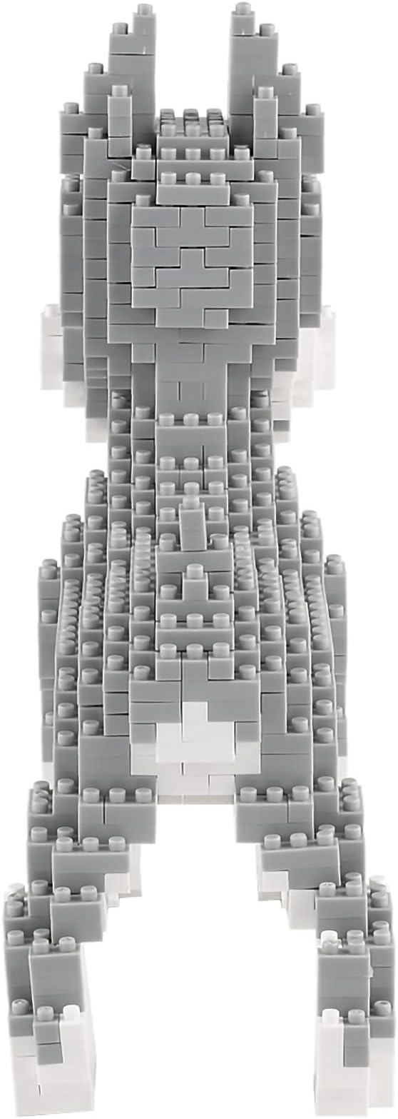 Larcele Dog Micro Building Blocks Pet Mini Building Toy Bricks880 Pieces KLJM-02 (Schnauzer)