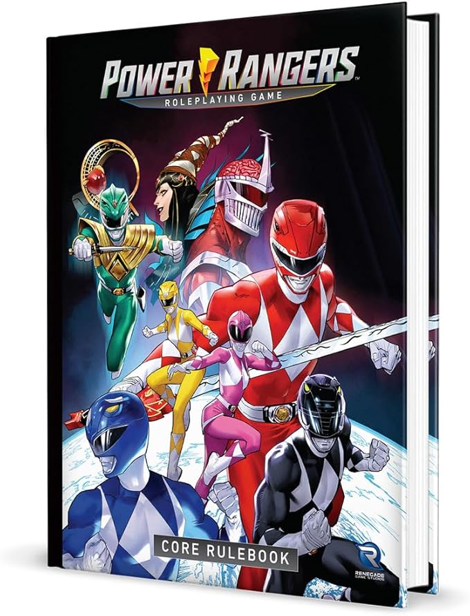 Renegade Game Studios Power Rangers RPG Core Rulebook: Full-Color Hardcover Tabletop Roleplaying Game