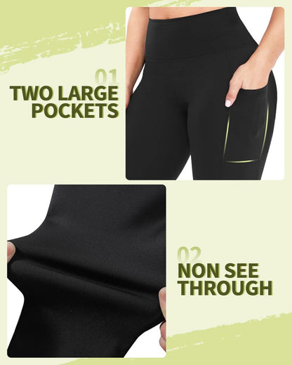 NexiEpoch Leggings for Women Plus Size-High Waisted L-XL-6XL Tummy Control Soft Yoga Pants for Workout Running
