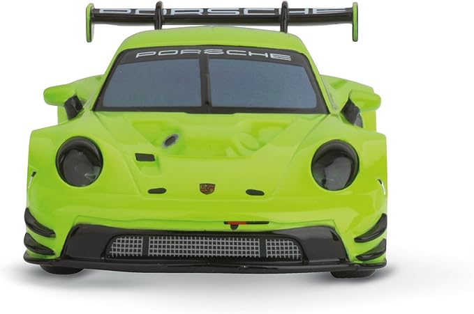 Carrera Hybrid Racing Car Porsche 911 GT3 R Acid Green 1:50 Scale Front and Rear Lights USB-C Rechargeable RC Additional Vehicle