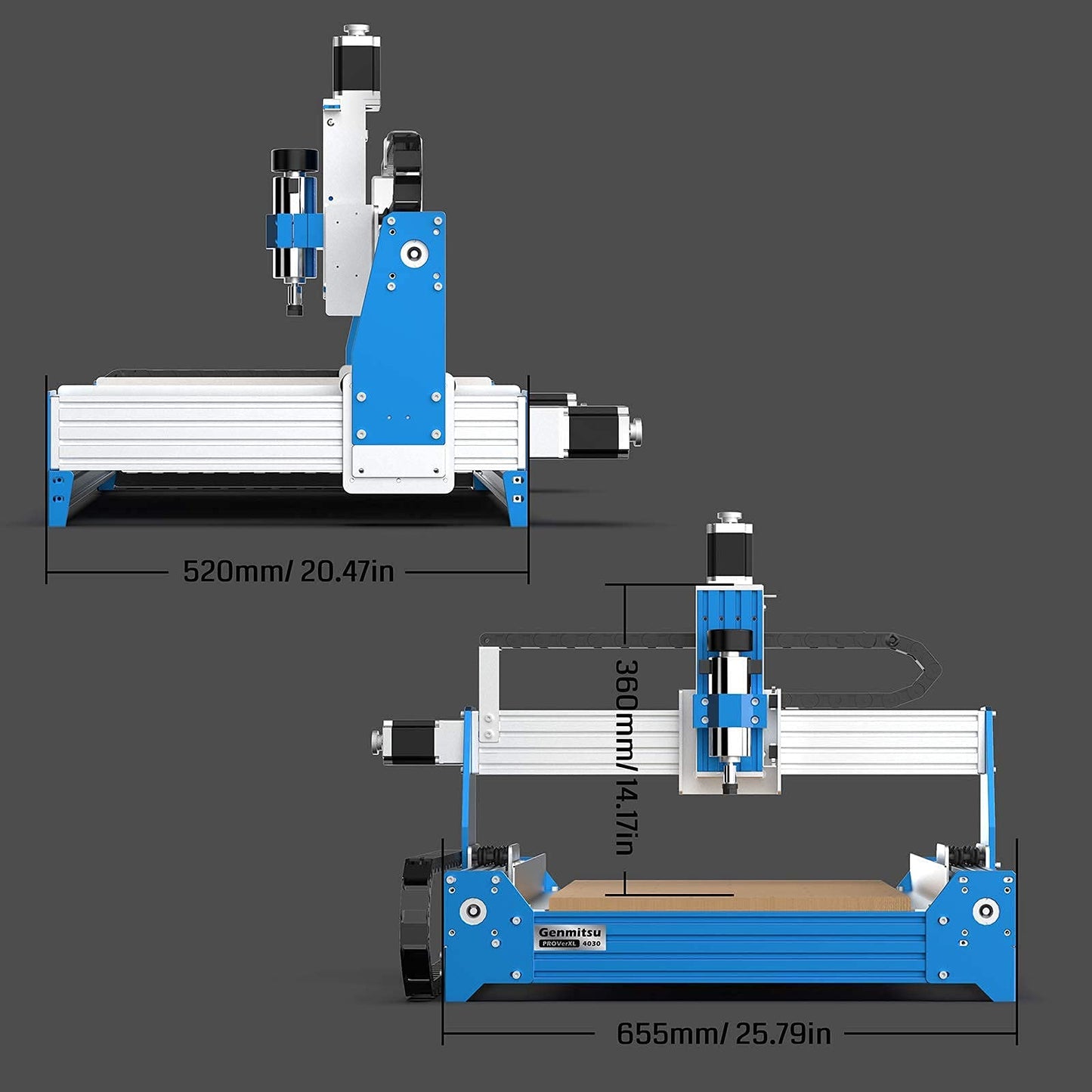 Genmitsu CNC Router Machine PROVerXL 4030 + Close-Loop Stepper Motor Set