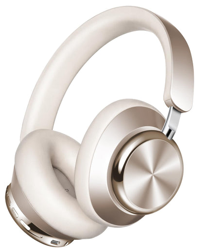 Wentronic Y03 Bluetooth Headphones Wireless Active Noise Cancelling Over Ear Headphones 48 Hours Playtime High Sound Quality 6 EQ Music Mode Headphones with Soft Ear Cushion - Starlight