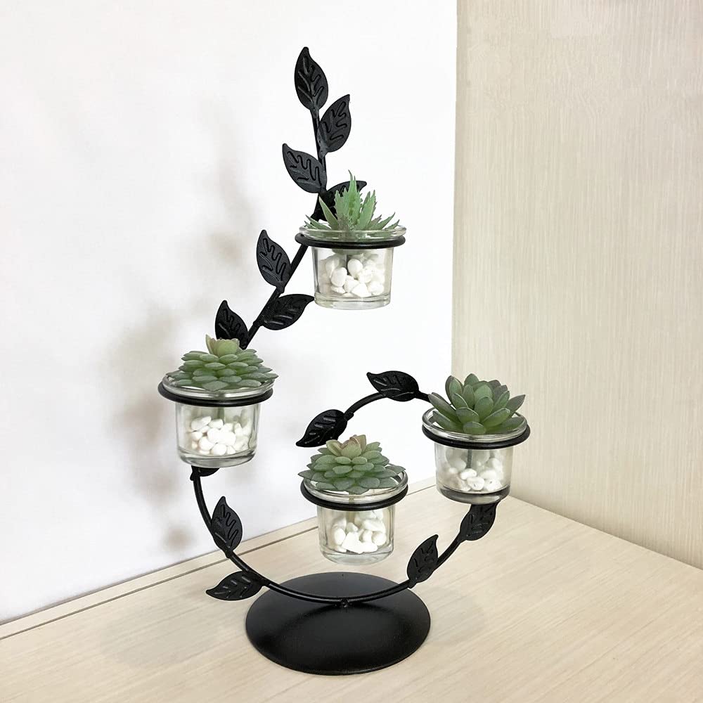 Candlestick Holders Creative European Metal Candle Holder Leaf Shape Candlestick Valentine Day Wedding Decor Candle Holders