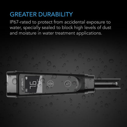 AC Infinity pH Meter Kit, High Precision Digital pH Pen with ±0.1 pH Accuracy, Nutrient Test pH Meter for Water Hydroponics Plants, Gardening, Aquariums, Swimming Pools