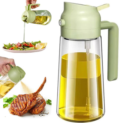 Olive Oil Sprayer for Cooking Oil Spritzer Mister for Air Fryer Canola Vinegar Vegetable Oil Portable Mini Bottle Kitchen Gadgets for BBQ/Pan/Salads/Baking (1 Pack)