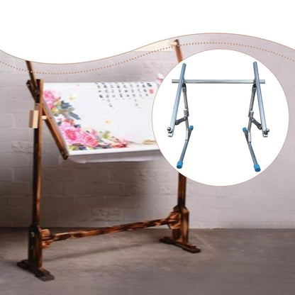 KiBcsLic Embroidery Stitch Stand, Aluminum Alloy, Sturdy, Practical Adjustable, Floor Standing, Embroidery Frame Stand , 1 Bar