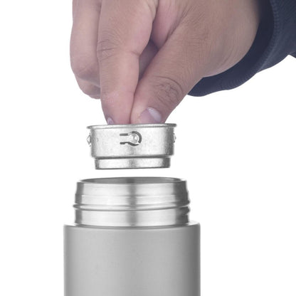 Lightweight Travel Insulated Water ttle 450ml Vacuum Flask with Tea Filter Outdoor Metal Water ttles Camping Hiking Travel ttles