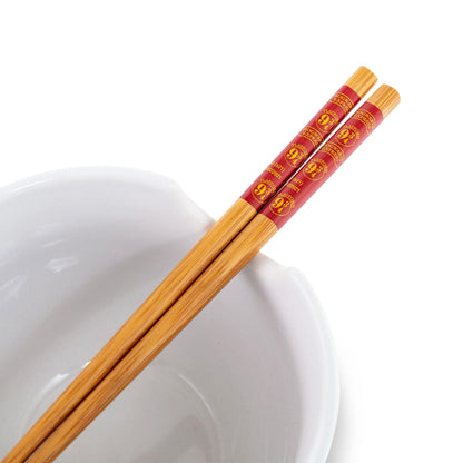 Harry Potter Platform 9 3/4 Japanese Ceramic Dinnerware Set | Includes 20-Ounce Ramen Noodle Bowl and Wooden Chopsticks