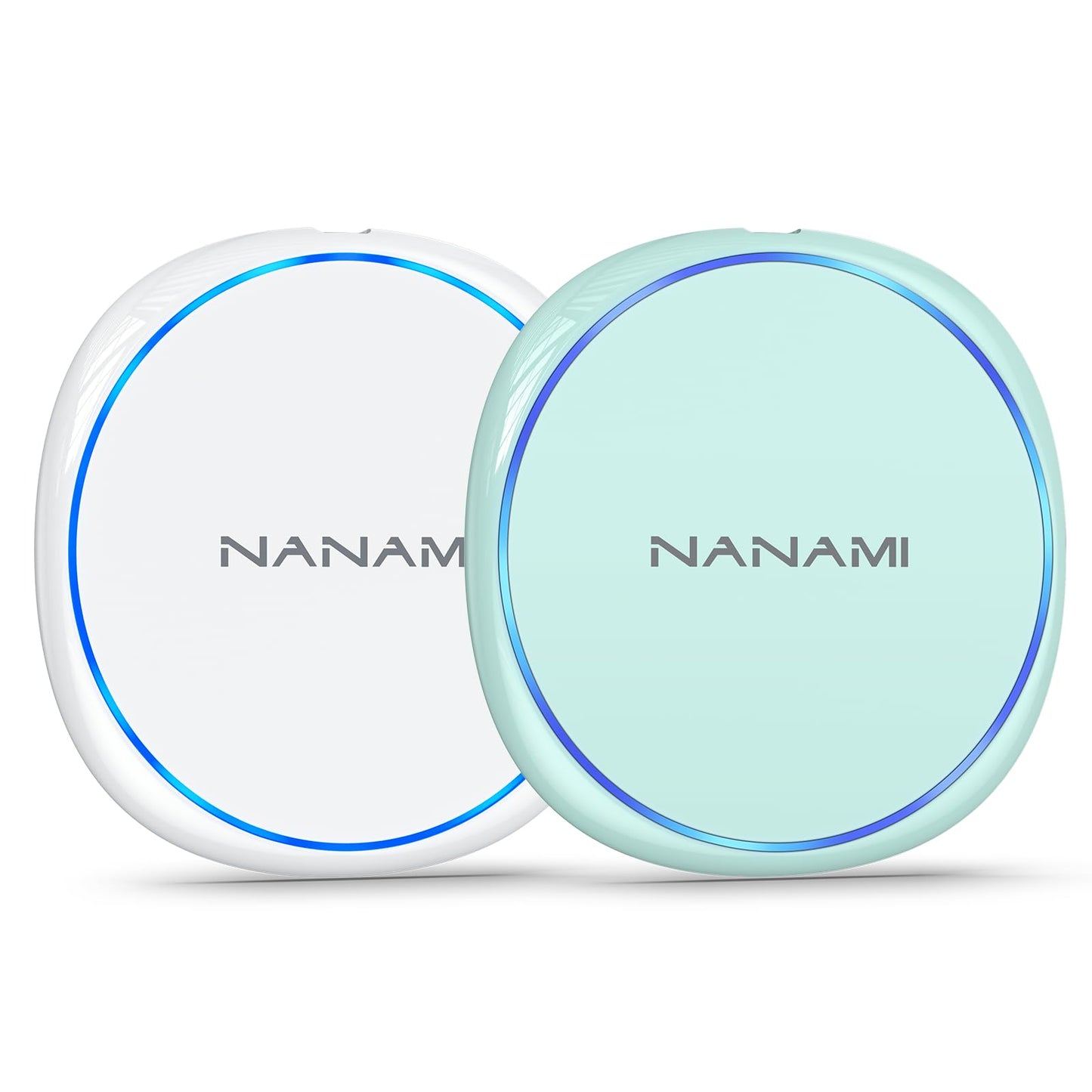 NANAMI Fast Wireless Charger [2 Pack] - Qi Certified Wireless Charging Pad for iPhone 17/17 Pro/17 Pro Max/16/15/14/13/13 Pro/12,10W for Samsung Galaxy S25/S25 Ultra/S24/S24 Ultra/S23/S22, New Airpods