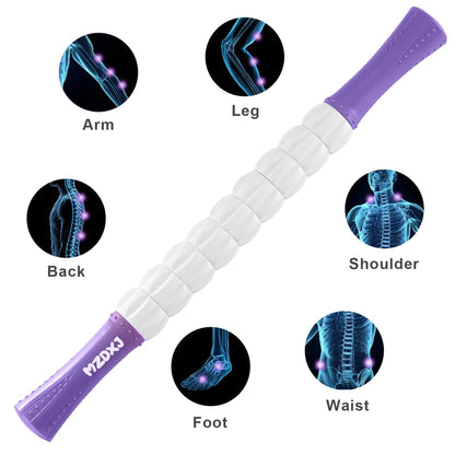 Muscle Roller, Massage Roller Stick for Athletes, Help Reducing Muscle Soreness Cramping Tightness Leg Arms Back Calves Muscle Massager