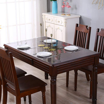 Coffee Table Protector 1.5mm Thick 22 x 54 Inches Clear Table Cover Desk Pad Mat Rectangular Plastic Table Protector PVC Table Pad for Writing Desk Countertop Dining Table Childen Painting Desk
