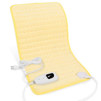Heating Pad,Electric Heating Pads for Back,Neck,Abdomen,Moist Heating Pad for Shoulder,Knee,Arms,Legs,Dry/Moist Heat & Auto Shut Off,Birthday Gifts for Men and Women(Light Gray, 24''×12'')