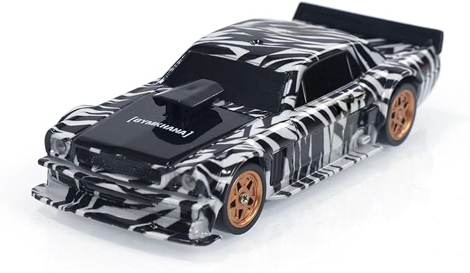 TOUCAN RC HOBBY 1:43 RTR Race Car Gyro Drift Car 4WD Traffic Cones Mini for Men with a Gyro (Camouflage) for Ages 14+