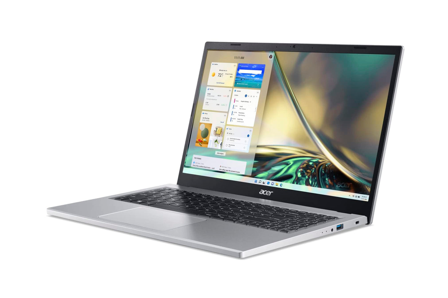 Acer Aspire 3 A315-24P-R7VH Slim Laptop | 15.6" Full HD | AMD Ryzen 3 7320U Quad-Core | AMD Radeon Graphics | 8GB LPDDR5 | 128GB NVMe SSD | Wi-Fi 6 | Windows 11 Home