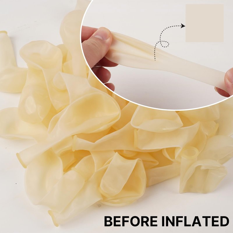 PartyWoo Clear Balloons 100pcs Different Sizes of 18 12 10 5 Inch Transparent Balloon Arch Kit for Graduation Wedding Baby Shower Bridal Shower Anniversary Birthday Party Decorations Clear-Y2