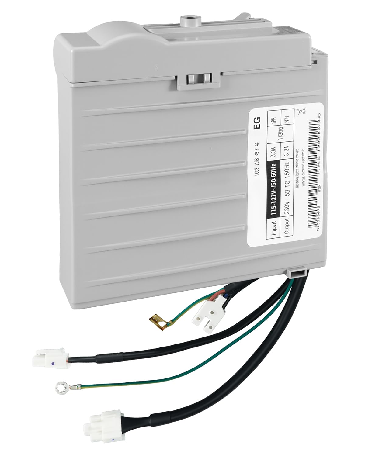 W10133449 Refrigerator Inverter Control Board VCC3 1156 M4 F 9B 3.3A Output Fit for Select Refrigerators Replace W10629033 2209324 2221559 2223385 2224047 2304098 519306000