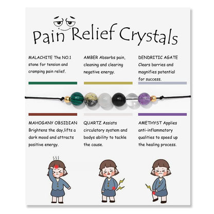 Fuqimanman2020 6mm Spiritual Crystal 7 Chakra Stretch Bracelet Natural Stone Healing with Meaning Cards Quartz Amethyst Reiki Beaded for Women Men for Anxiety Relief Jewelry-Sleep