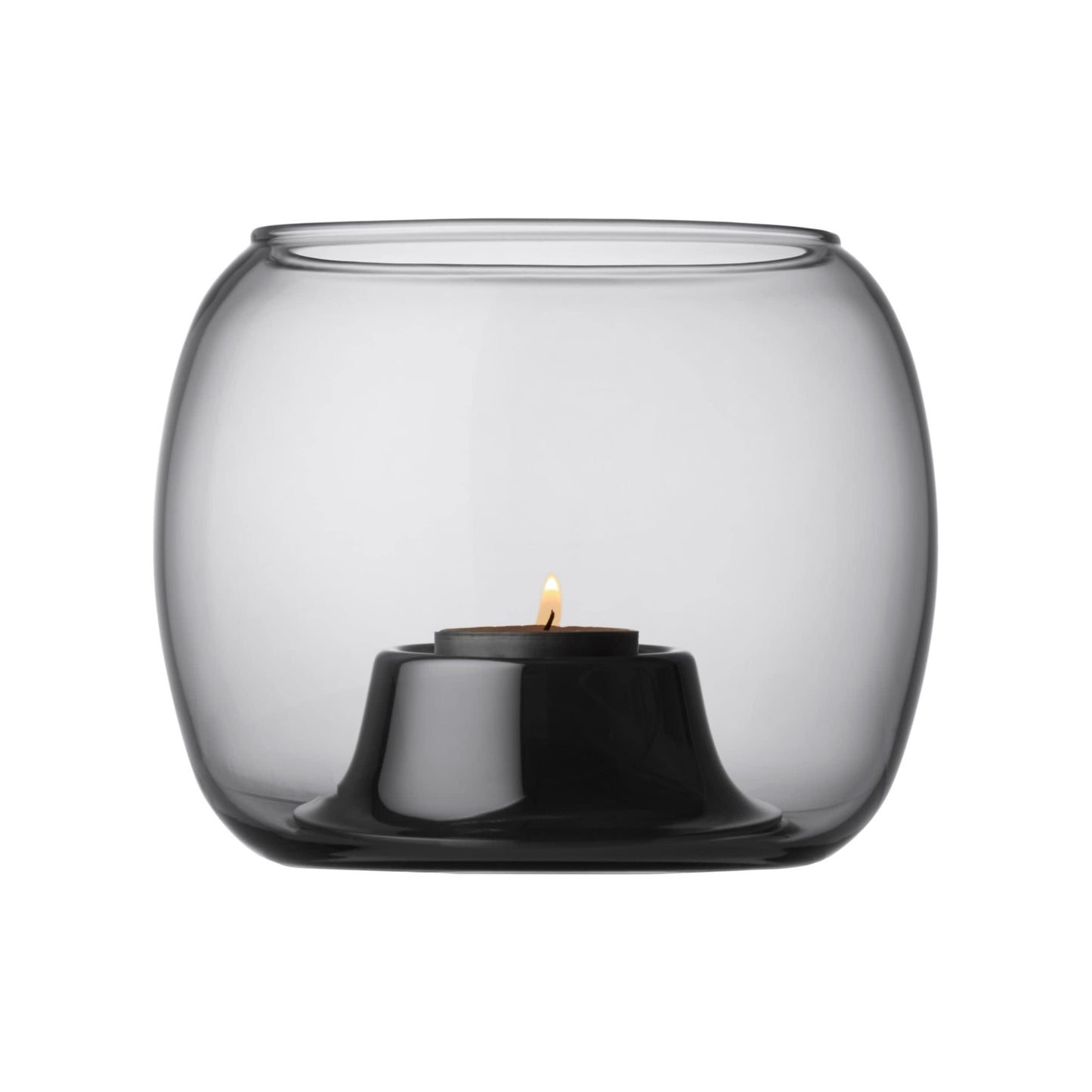 Iittala Tea Light Holder, Grey, Standard