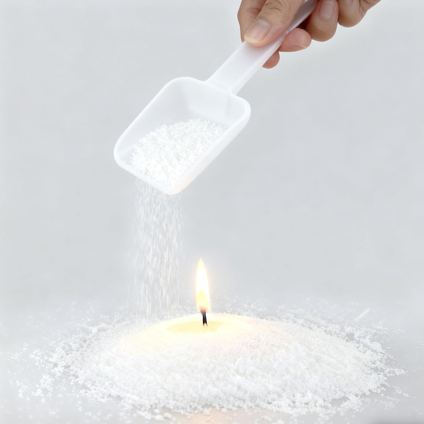 CandMak Candle Sand Wax, Pearled Candle with 100 Wicks for Sand Candle Making (10 lbs)