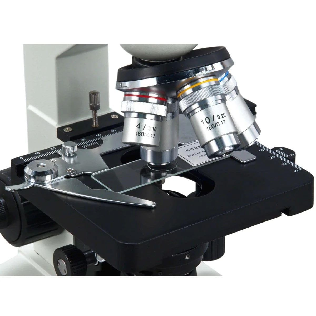 OMAX - 40X-2500X LED Digital Trinocular Lab Compound Microscope with 5MP Camera and Mechanical Stage - M83EZ-C50S