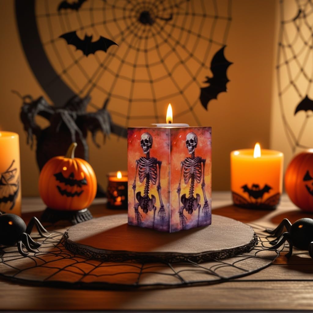 Candle Holders Bulk for Holiday Decor Indoor Outdoor Decorations for Halloween Party Table Kitchen Fireplace Bookshelf Desk Table Seasonal Display