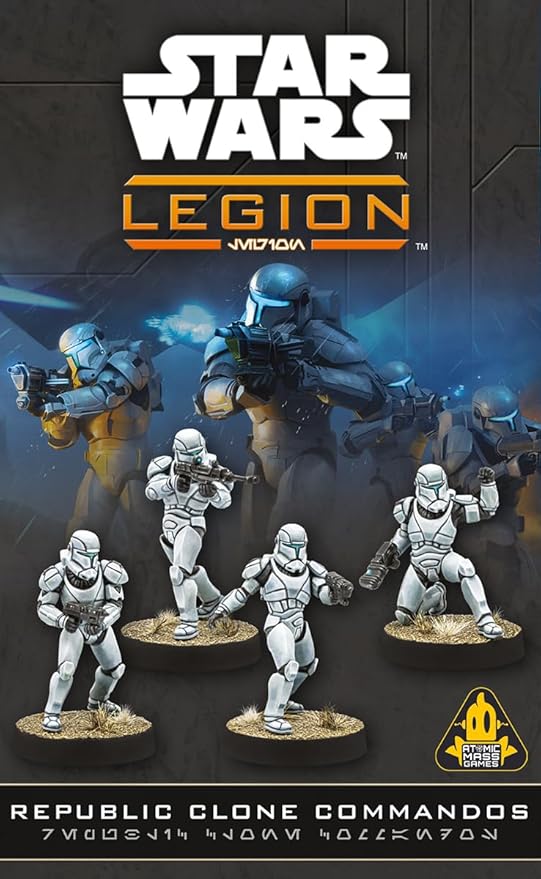 Asmodee Star Wars: Legion Republic Clone Commandos - Elite Galactic Republic Unit Tabletop Miniatures Game Strategy Game for Kids and Adults Ages 14+ 2 Players 90 Min Playtime