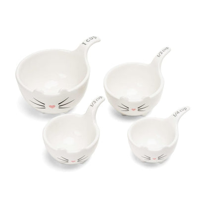 Lemon Ceramic Spoons Set: Lemon Shaped Measuring Spoons: 1 Tablespoon, 1 Teaspoon, 1/2 Teaspoon and 1/4 Teaspoon