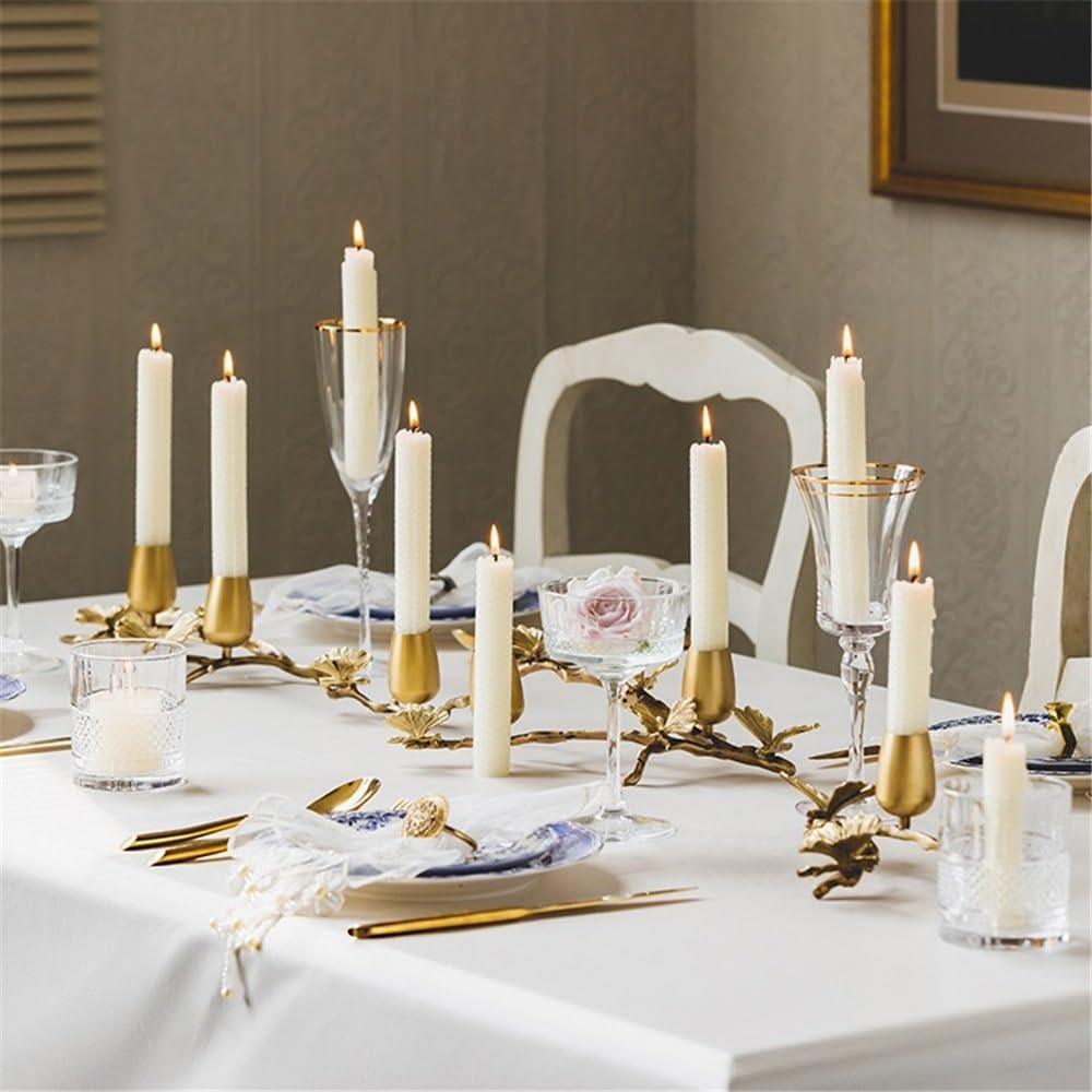 Candlestick Holders Light Luxury Romantic Brass Candle Holder Retro Decorative Candlestick Ornaments Candle Holders