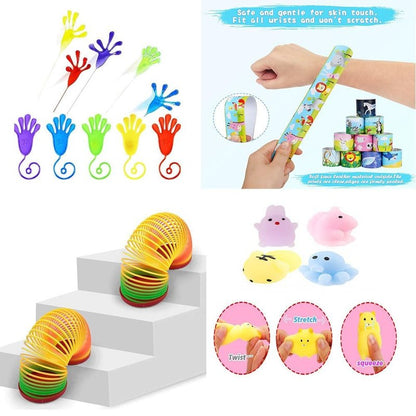 KADINOY Party Favors, Pinata Stuffers Treasure Box Toys for Classroom 60 pcs Goodie Bags Stuffers for Kids Easter Basket Fillers Prize Box Toys for Birthday