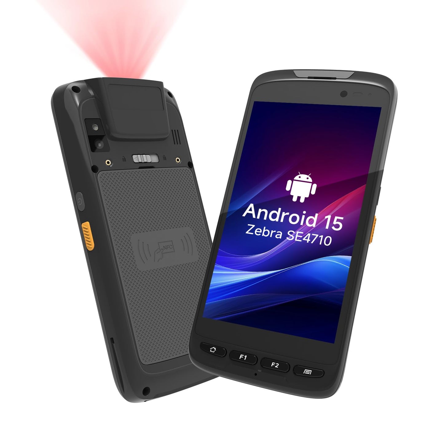 Arrvel Android 15 Barcode Scanner T50C, Zebra SE4710 Rugged Handheld PDA, 5" Touchscreen Industrial Mobile Computer, IP65 Data Terminal w/4G LTE WiFi GPS, Inventory Scanner for Warehouse Logistics WMS