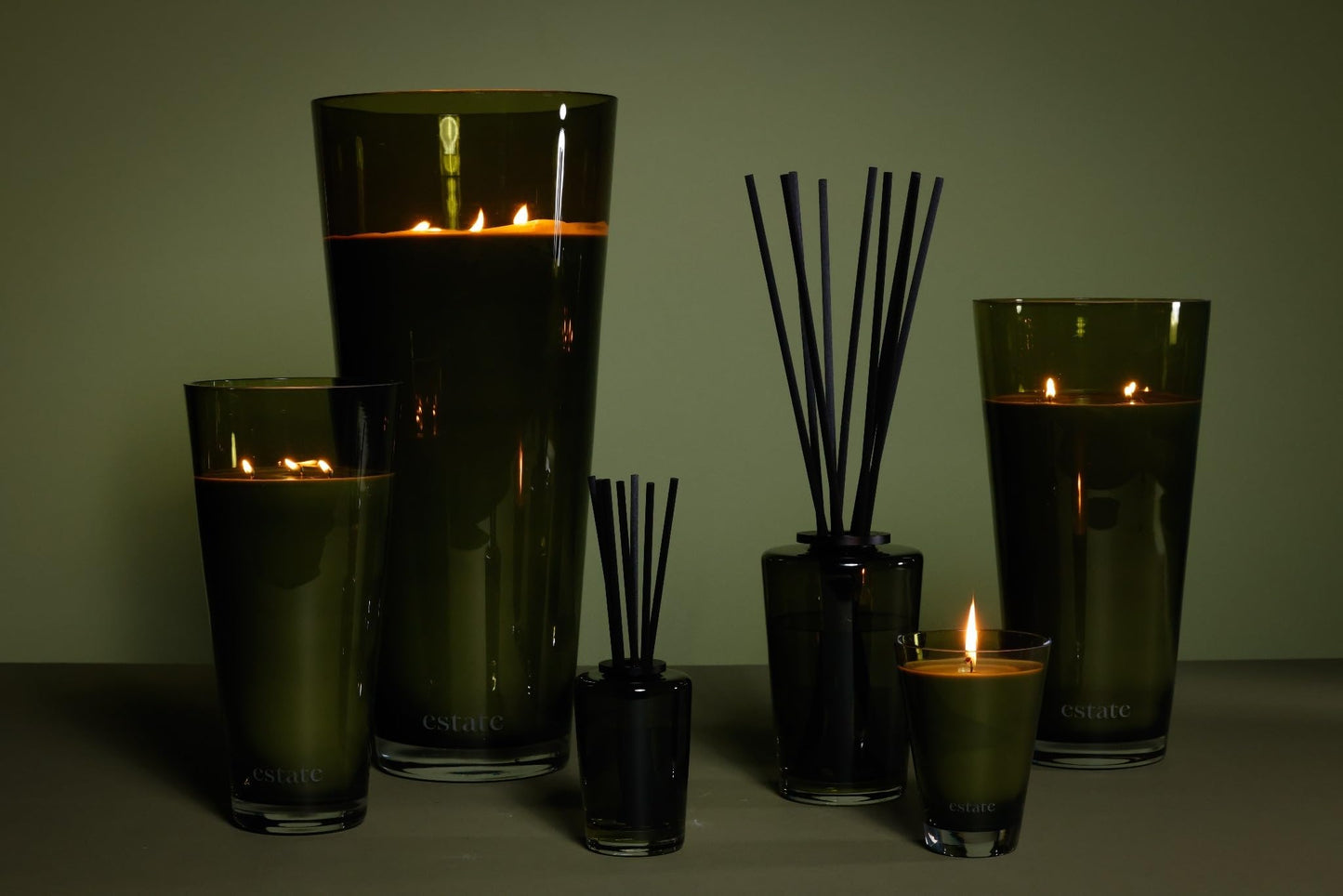 Zodax Estate Scented Jar Candle, 57 oz - Palm
