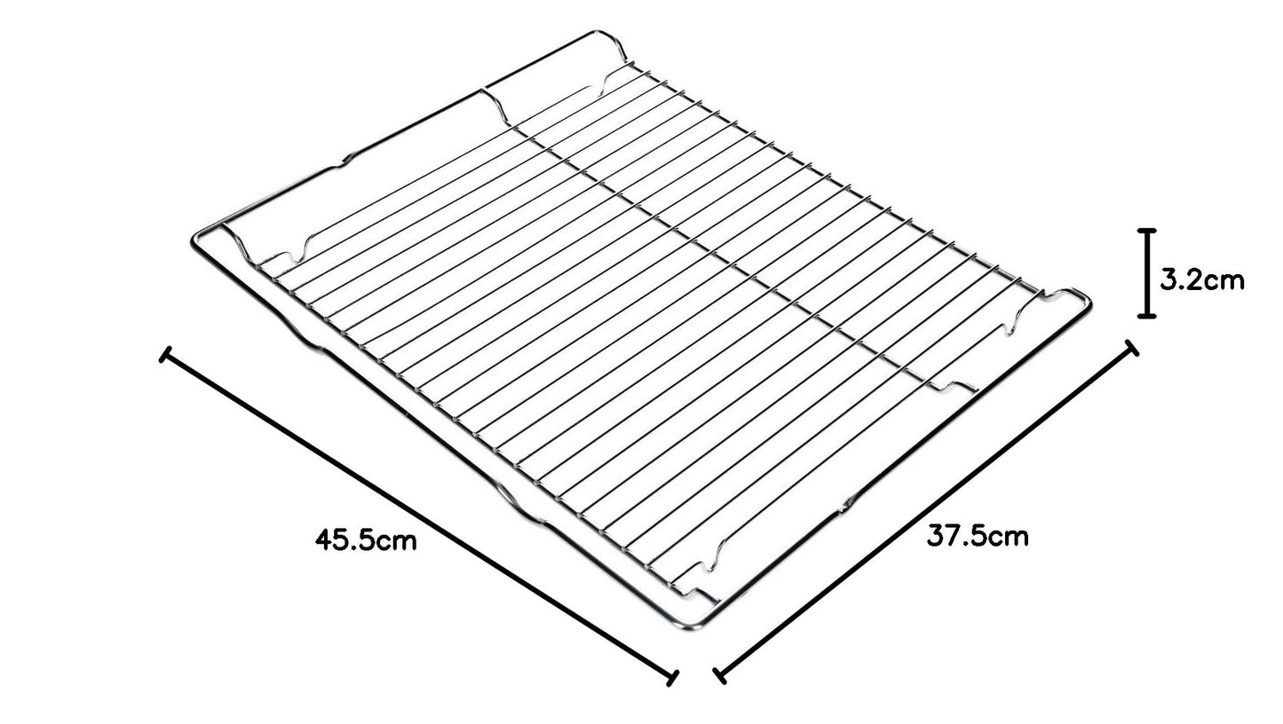 LUTH Premium Profi Parts Cooking Grate Baking Rack Compatible with Bosch 00577170 455 x 375 mm HEZ634000 for Oven