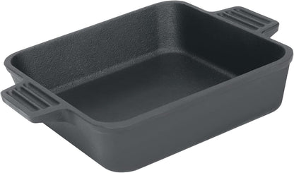 Bayou Classic 7472 Cast Iron Square Cake Pan - Perfect for Cornbread, Biscuits & Deep Dish Pizza