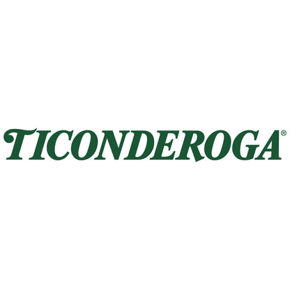 Ticonderoga My First Short Triangular Wood-Cased Pencils, #2 HB Soft, With Erasers, Yellow, 4 Count