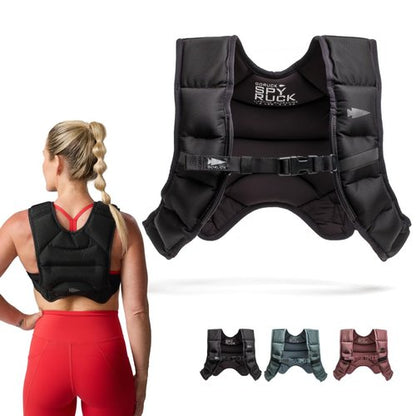 GORUCK 12LB Spy Ruck Women's Weighted Vest for Walking & Running - Weight Vest for Women Fitness Training with Adjustable Fit, Low-Profile Design for Weight Loss - Black