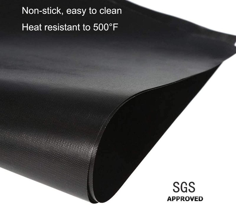 Stove Burner Covers - Gas Stove Protectors Black 0.2mm Double Thickness, Reusable, Non-Stick, Fast Clean Liners for Kitchen/Cooking. Stove top Covers Gas Burners Size 10.6" x 10.6" BPA Free(8 Packs)