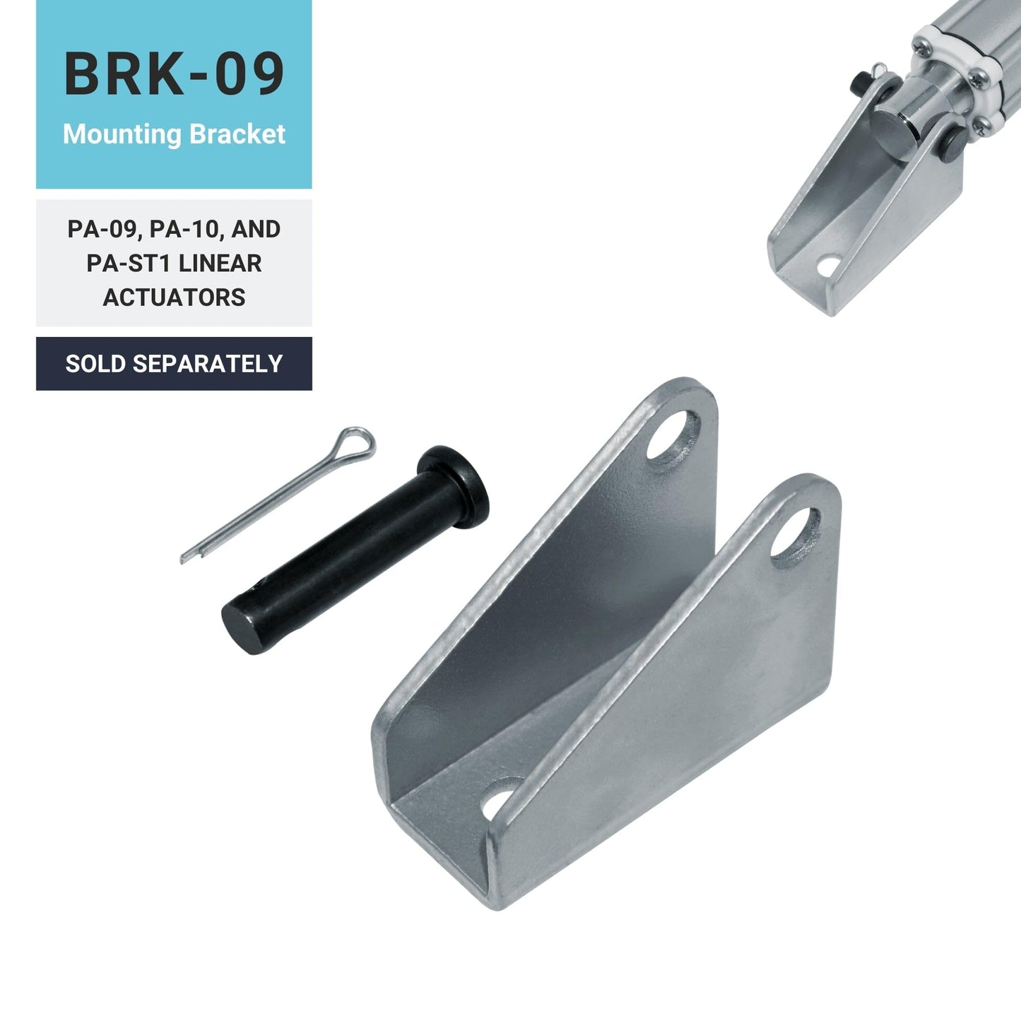Progressive Automations 12V Water-Resistant Linear Actuator - 12 inches Stroke, 450 lbs Force, IP66 for Industrial, Solar Usage, Brushed DC Electric Motor and 400-Hour Salt Spray Rating, PA-10